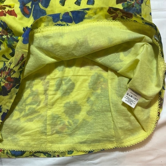 Anthropologie Vanessa Virginia Keyhole Paintery A Line Dress Size 2 - Picture 4 of 10